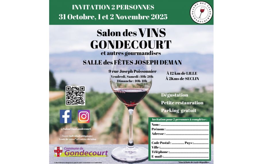 SALON DES VINS GONDECOURT (59)
